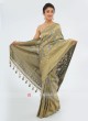 Grey Weaving Saree